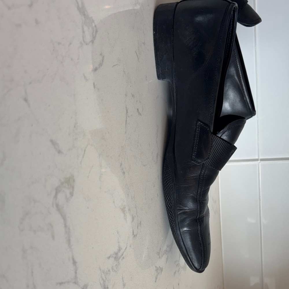 Prada Men's Elegant Black Slip-On Loafers - Picture 5 of 11